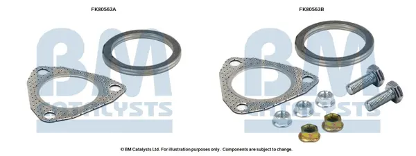 Монтажен комплект, катализатор BM CATALYSTS