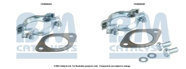 монтажен комплект, катализатор BM CATALYSTS        