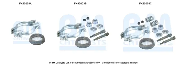 монтажен комплект, катализатор BM CATALYSTS        