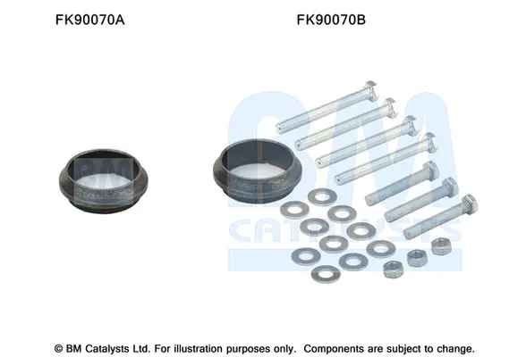 монтажен комплект, катализатор BM CATALYSTS        