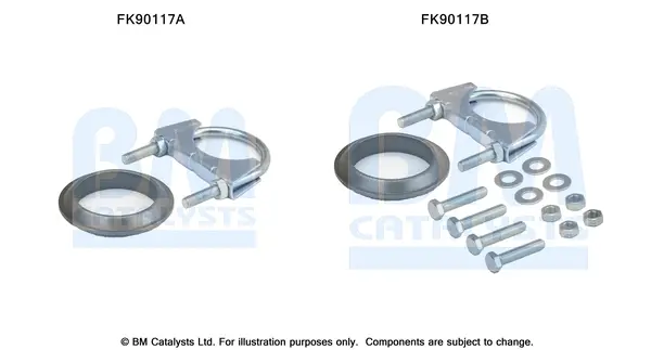 монтажен комплект, катализатор BM CATALYSTS        