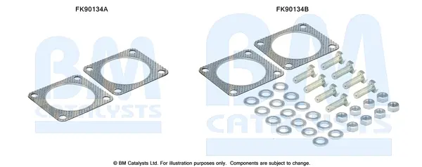 монтажен комплект, катализатор BM CATALYSTS        