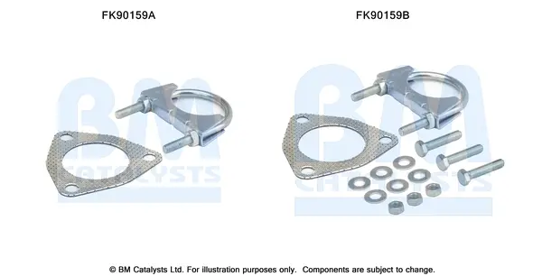монтажен комплект, катализатор BM CATALYSTS        