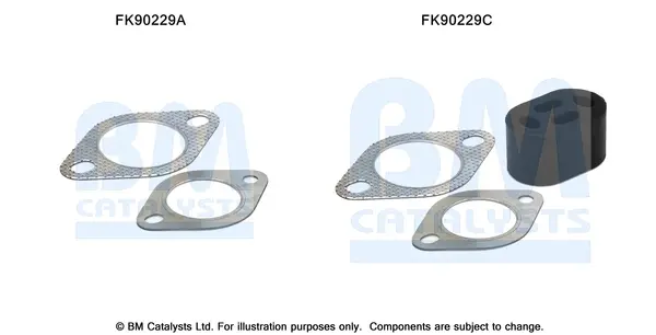 монтажен комплект, катализатор BM CATALYSTS        