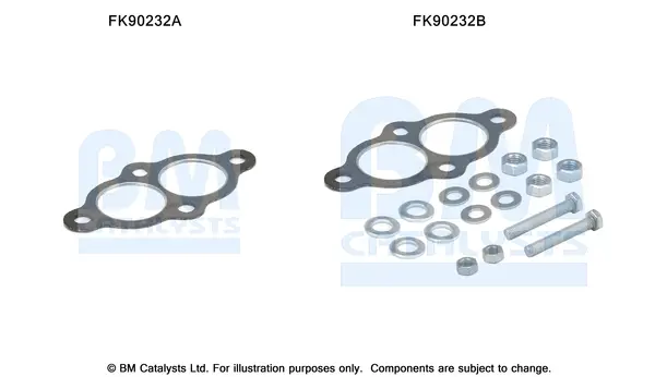 монтажен комплект, катализатор BM CATALYSTS        