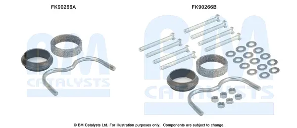 монтажен комплект, катализатор BM CATALYSTS        