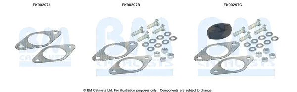 монтажен комплект, катализатор BM CATALYSTS        