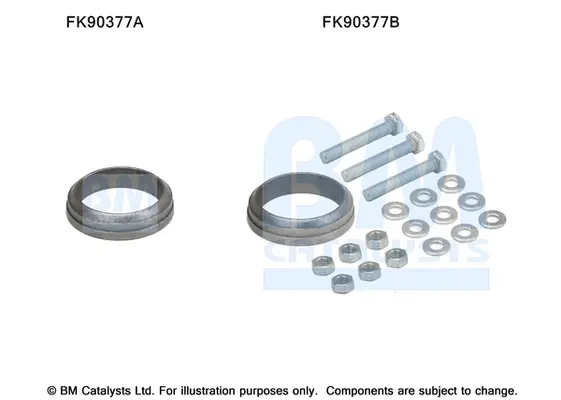 монтажен комплект, катализатор BM CATALYSTS        