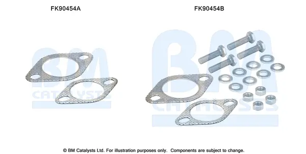 монтажен комплект, катализатор BM CATALYSTS        