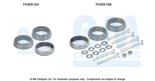 монтажен комплект, катализатор BM CATALYSTS        