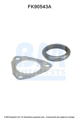 монтажен комплект, катализатор BM CATALYSTS        