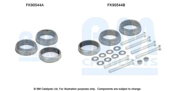монтажен комплект, катализатор BM CATALYSTS        