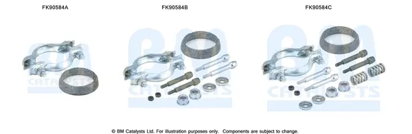 монтажен комплект, катализатор BM CATALYSTS        
