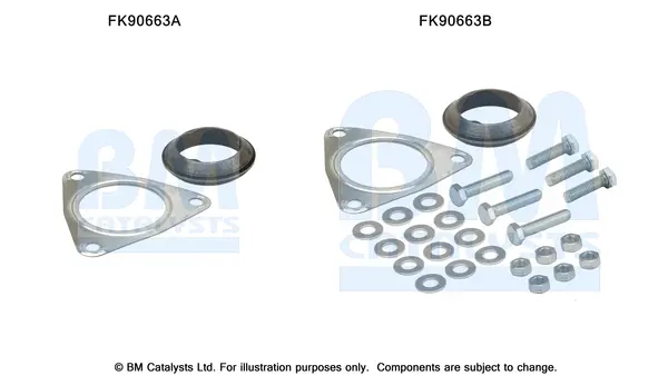 монтажен комплект, катализатор BM CATALYSTS        