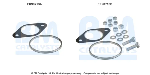 монтажен комплект, катализатор BM CATALYSTS        