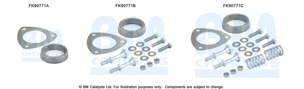 монтажен комплект, катализатор BM CATALYSTS        
