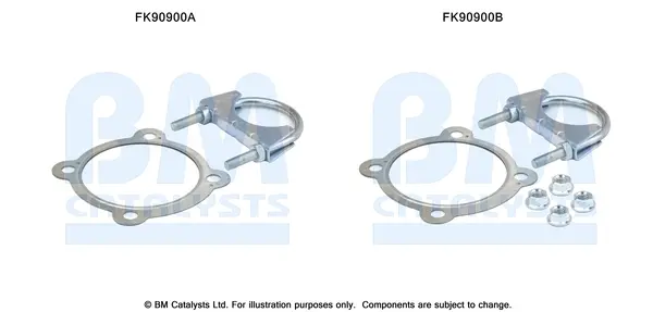 монтажен комплект, катализатор BM CATALYSTS        