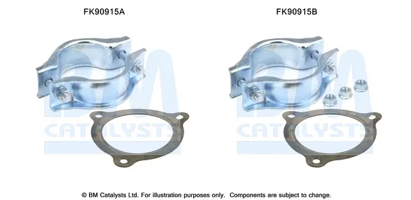 монтажен комплект, катализатор BM CATALYSTS        