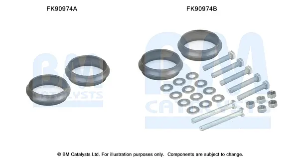 монтажен комплект, катализатор BM CATALYSTS        