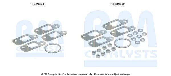 монтажен комплект, катализатор BM CATALYSTS        