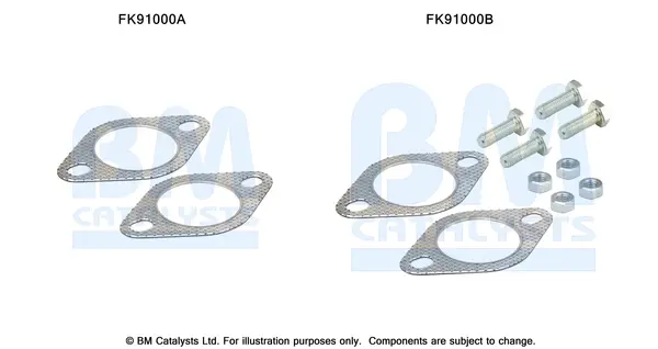 монтажен комплект, катализатор BM CATALYSTS        