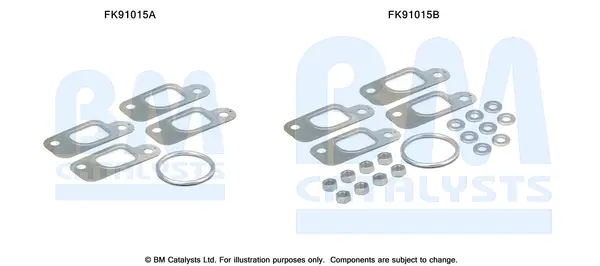 монтажен комплект, катализатор BM CATALYSTS        