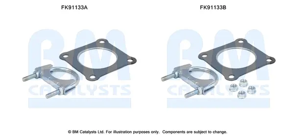 монтажен комплект, катализатор BM CATALYSTS        