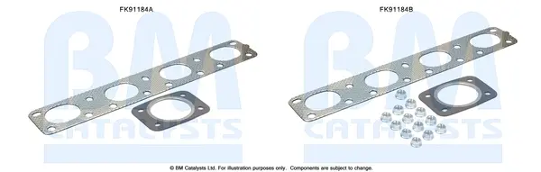монтажен комплект, катализатор BM CATALYSTS        