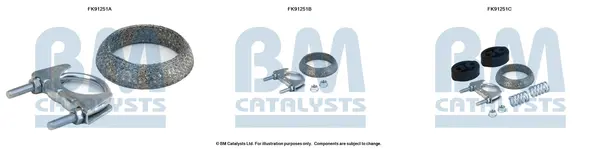 монтажен комплект, катализатор BM CATALYSTS        