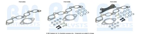 монтажен комплект, катализатор BM CATALYSTS        