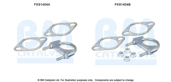 монтажен комплект, катализатор BM CATALYSTS        
