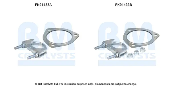 монтажен комплект, катализатор BM CATALYSTS        