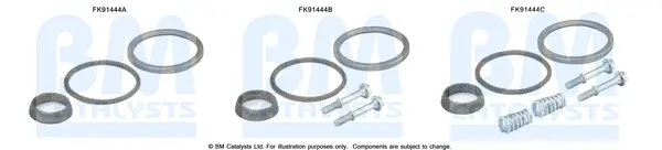монтажен комплект, катализатор BM CATALYSTS        