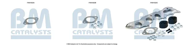 монтажен комплект, катализатор BM CATALYSTS        