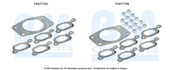 монтажен комплект, катализатор BM CATALYSTS        