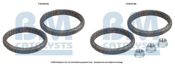 монтажен комплект, катализатор BM CATALYSTS        