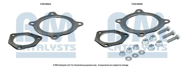 монтажен комплект, катализатор BM CATALYSTS        