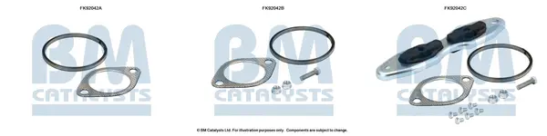 монтажен комплект, катализатор BM CATALYSTS        