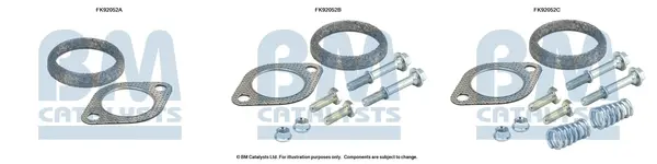 монтажен комплект, катализатор BM CATALYSTS        