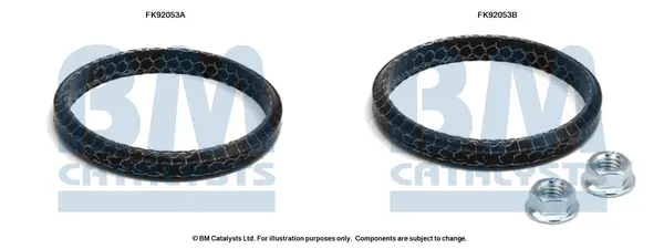 монтажен комплект, катализатор BM CATALYSTS        