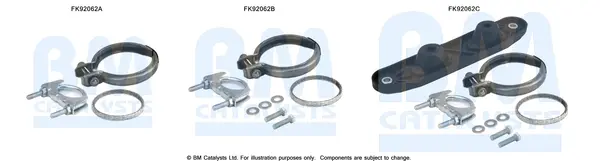 монтажен комплект, катализатор BM CATALYSTS        
