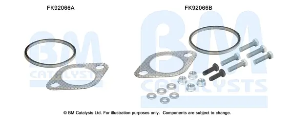 монтажен комплект, катализатор BM CATALYSTS        