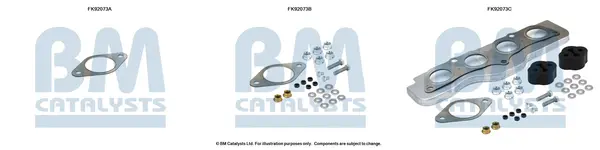 монтажен комплект, катализатор BM CATALYSTS        