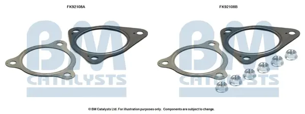 монтажен комплект, катализатор BM CATALYSTS        