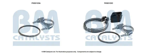 монтажен комплект, катализатор BM CATALYSTS        