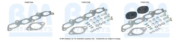 монтажен комплект, катализатор BM CATALYSTS        
