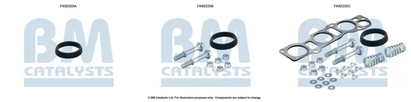 монтажен комплект, катализатор BM CATALYSTS        