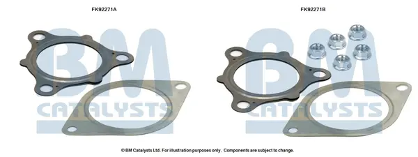 монтажен комплект, катализатор BM CATALYSTS        