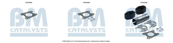 монтажен комплект, катализатор BM CATALYSTS        
