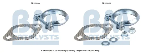 монтажен комплект, катализатор BM CATALYSTS        